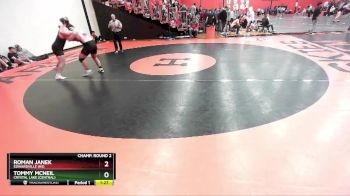 215 lbs Champ. Round 2 - Tommy McNeil, Crystal Lake (CENTRAL) vs Roman Janek, EDWARDVILLE (HS)