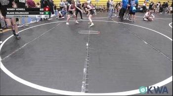 100 lbs Consolation - Rowdy Howell, Madill Takedown vs Blake Holzbaugh, Team Guthrie Wrestling