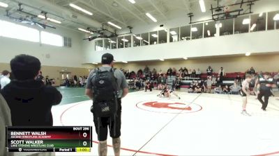 92 lbs Round 1 - Bennett Walsh, Ascend Wrestling Academy vs Scott Walker, Lake Stevens Wrestling Club