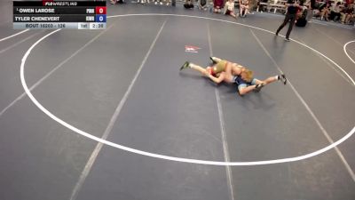 126 lbs 1st Place Match - Owen LaRose, Pinnacle vs Tyler Chenevert, Kingdom Wrestling