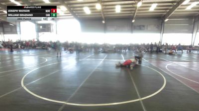 130 lbs 3rd Place - Joseph Watson, Northern Arizona Grapplers vs William Graziano, Carlsbad Combat WC