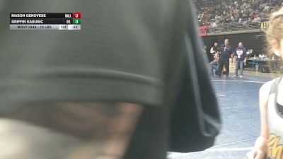 70 lbs Consy 1 - Mason Genovese, Wallenpaupack vs Griffin Kasunic, Oil City