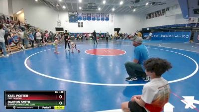 49 lbs Champ. Round 1 - Daxton Smith, Glenrock Wrestling Club vs Kael Porter, CWC Thunder