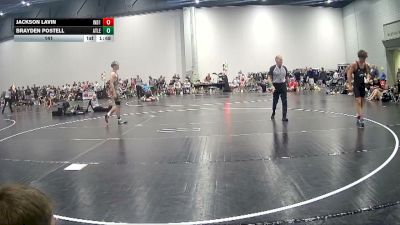 141 lbs Round 5 (8 Team) - Brayden Postell, MatLife vs Jackson Lavin, Indiana Outlaws