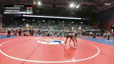 4A-157 lbs Semifinal - Braxten Crow, Sheridan vs Kooper Burk, Star Valley