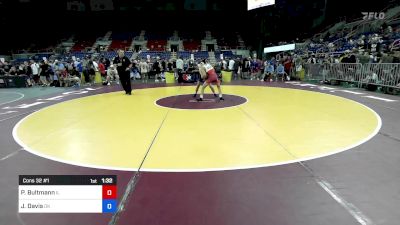 100 lbs Cons 32 #1 - Pierce Bultmann, IL vs Justin Davis, OK