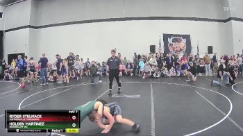 95 lbs Quarterfinal - Ryder Stelmack, Summerville Takedown vs Holden Martinez, Riverbluff WC