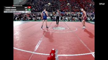 3A 157 lbs Quarterfinal - Kaiser Henne, Nampa Christian vs James Hansen, Ririe