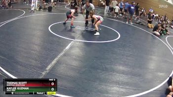 70 lbs Cons. Round 2 - Thomas Scott, Barstow Wrestling vs Kaylee Guzman, Wolf Den