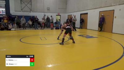 88 lbs Quarterfinal - Clayton Bates, Caldwell WC vs Mason Glass, Fort LeBoeuf