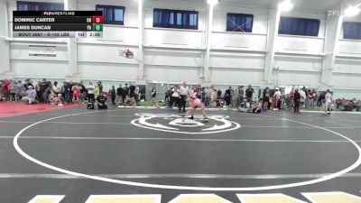 S-108 lbs Round Of 16 - Dominic Carter, OH vs James Duncan, PA