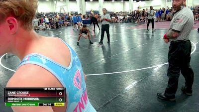 120 lbs Placement (16 Team) - Gauge Botero, MAWA Blue vs Keegan Barrick, Team Nauman Pink