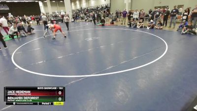 132 lbs Semifinal - Benjamin DeForest, MATPAC Wrestling Club vs Jace Hedeman, Immortal Athletics WC