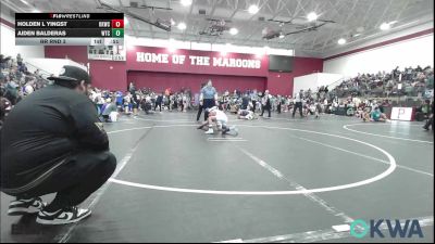 75-83 lbs Rr Rnd 3 - Holden L Yingst, Keystone Kids Wrestling Club vs Aiden Balderas, Wichita Training Center