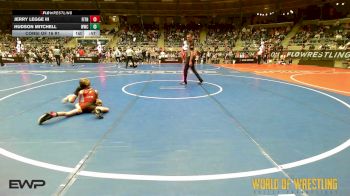 52 lbs Consi Of 16 #1 - JERRY LEGGE III, Fitness Fight Factory Wrestling Club vs Hudson Mitchell, Wichita Wrestling Club