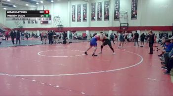 285 lbs Cons. Round 4 - Logan Clayburn, Southwestern Oregon Community College vs Preston Dixon, Cal Poly Humboldt