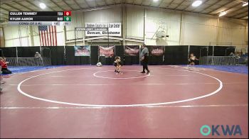 49 lbs Consi Of 8 #2 - Cullen Tewmey, Texas Elite Wrestling Club vs Kyler Aaron, Madill Takedown
