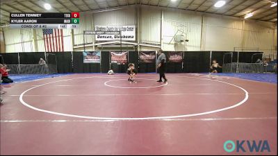 49 lbs Consi Of 8 #2 - Cullen Tewmey, Texas Elite Wrestling Club vs Kyler Aaron, Madill Takedown