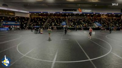 105 lbs Champ. Round 2 - Lainie Galvan, Basehor-Linwood HS vs Taelynn Bass, New Hampton