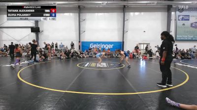 46 lbs Rr Rnd 6 - Tatiana Alexander, Team Worldwide - W vs Olivia Polansky, CT Whale - W