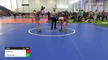 137 lbs Consi Of 8 #2 - Daniel Reza Iii, South Rebels vs Isaac Fernandez, PMA Wrestling