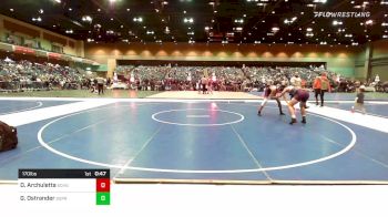 170 lbs Consi Of 32 #2 - Dominic Archuletta, Eaglecrest vs Garytt Ostrander, Spanish Springs