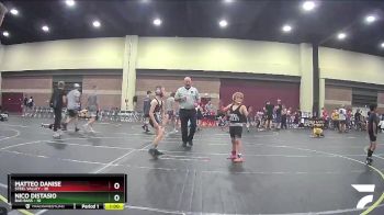 82 lbs Finals (2 Team) - Matteo Danise, Steel Valley vs Nico Distasio, Bad Bass