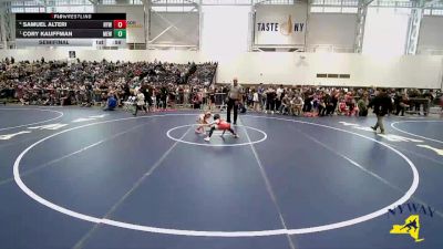 70 lbs Semifinal - Cory Kauffman, Mongoose Elite Wrestling vs Samuel Alteri, Niskayuna Youth Wrestling