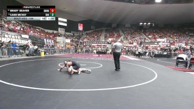 144 lbs Champ. Round 1 - Cash McVay, Rose Hill HS vs Brady Beaver, Shawnee Mission-Bishop Miege HS