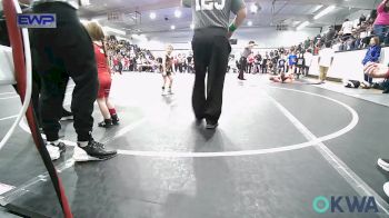 55 lbs Rr Rnd 1 - Sophia Piersol, Claremore Wrestling Club vs Beau Hughes, Verdigris Youth Wrestling