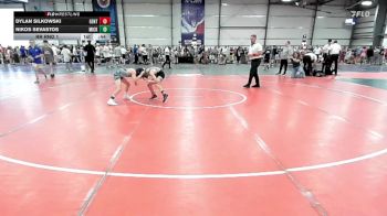 75 lbs Rr Rnd 1 - Dylan Silkowski, Gentile Trained vs Nikos Sevastos, Micky's Maniacs Blue