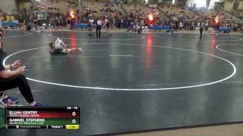 75 lbs Cons. Semi - Elijah Gentry, Minion Training Center vs Gabriel Stephens, Arlington Wrestling Club