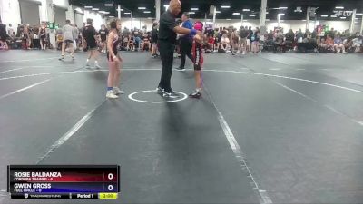 64 lbs Round 6 (8 Team) - Rosie Baldanza, Cordoba Trained vs Gwen Gross, Full Circle