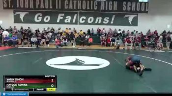 120 lbs 1st Place Match - Yanik Simon, Huntsville vs Hayden Adkins, Deshler