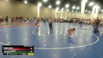 100 lbs Semis & Wb (16 Team) - Kiara Ruiz, Beauty And The Beast vs Alyssa Garcia, Wellington