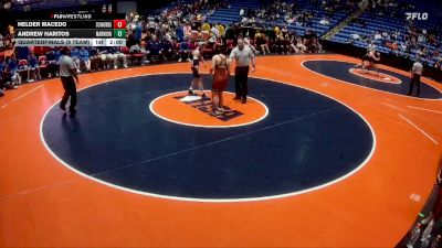 157 lbs Quarterfinals (8 Team) - Helder Macedo, Schaumburg (H.S.) vs Andrew Haritos, Aurora (Marmion Academy)