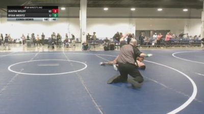 136 lbs Consolation - Justin Wildy, MD vs Ryan Mertz, NJ