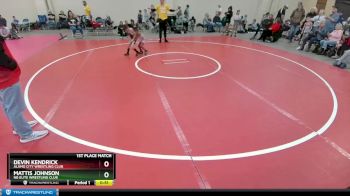 43 lbs 1st Place Match - Mattis Johnson, NB Elite Wrestling Club vs Devin Kendrick, Alamo City Wrestling Club