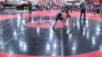 65 lbs Cons. Round 2 - Brady Jakubiec, ROCORI vs Bennett Larson, DGF