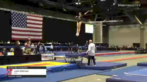 Leah Edelman - Double Mini Trampoline, ETA - 2021 USA Gymnastics Championships