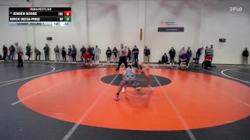 106 lbs Champ. Round 1 - Jensen Sosbe, Southport Wrestling Club vs Erick Decia-Piriz, Merrillville Pirates