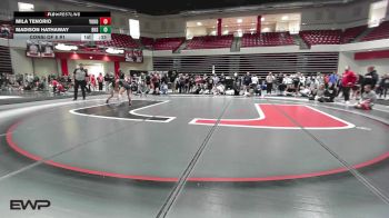 115 lbs Consi Of 8 #1 - Mila Tenorio, Yukon vs Madison Hathaway, Bartlesville High School Girls