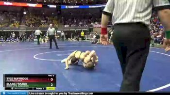 2 lbs Quarterfinal - Tyce Ruffridge, Pocahontas Area vs Blaine Frazier, Notre Dame, Burlington