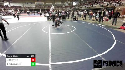 89 lbs Quarterfinal - Joe Rainey, Knights Youth WC vs Nathan Ridenour, Duran WC