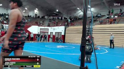 285 lbs Cons. Round 7 - Angus Machen, Tell City vs Josh Mayo, River Forest
