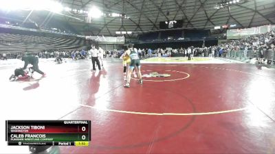 157 lbs Quarterfinal - Caleb Francois, Punisher Wrestling Company vs Jackson Tiboni, Washington