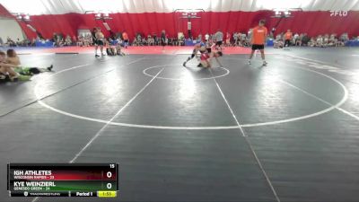 175 lbs Semis & Wb (16 Team) - Kye Weinzierl, Geneseo Green vs Igh Athletes, Wisconsin Rapids