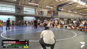 115 lbs Quarterfinal - Jack Hayes, Short Time vs Foster Peterson, Renegade Wrestling Club