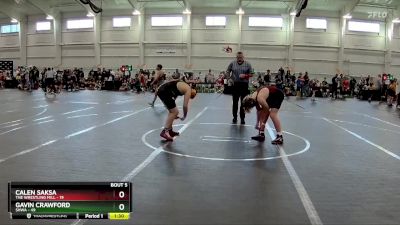 160 lbs Round 1 (10 Team) - Calen Saksa, The Wrestling Mill vs Gavin Crawford, SHWA