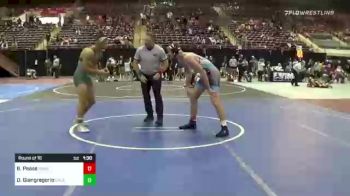 195 lbs Round Of 16 - Braden Pease, Poway vs Donivan Giangregorio, Calaveras